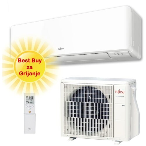 Fujitsu klima uređaj 7,1kW ASEG24KMTE/AOEG24KMTA - super eco inverter, za 70m2, a++ energetska klasa Cijene