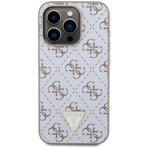 Guess ohišje za apple iphone 15 pro vzorec 4G triangle, bela, (21730986) Cene