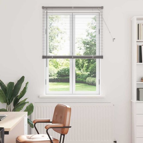 vidaXL Zavjesa za prozor sa zavjesama Srebrna 80 x 130 cm Aluminij Cijene