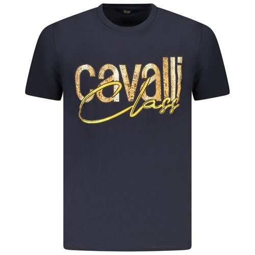 Roberto Cavalli Mu&amp;scaron;ka Majica Kratkih Rukava Plava Slike