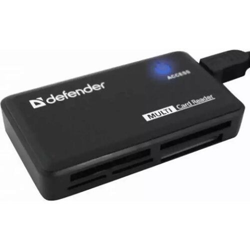 Defender Optimus USB 2.0, 5 slot, crni čitač memorijskih kartica Slike