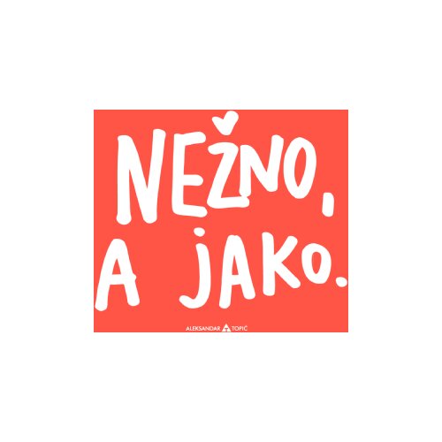 Aca Top Cat Magnet Nežno, a jako, 7.5x5.5cm, Narandžasti Cene