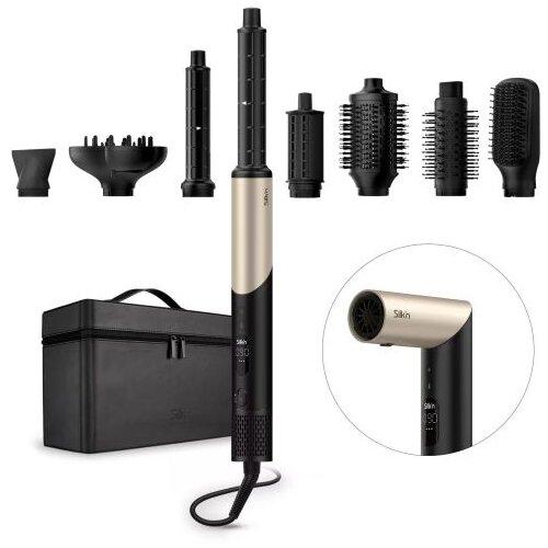 Silk'n 8u1 Fen i stajler za kosu Silkyair Flex E1 SIF8PE1001, 1300W, Zlatno-crni Cene