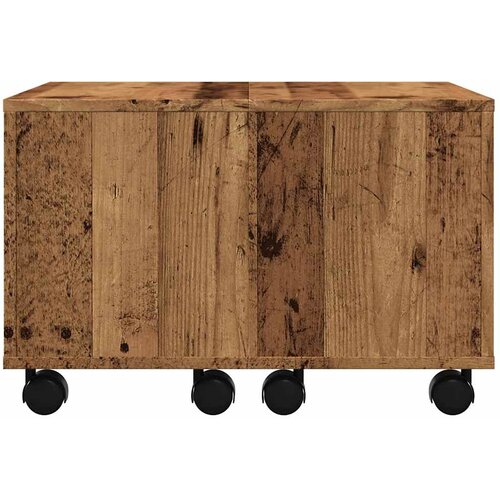  Stol za kavu staro drvo 60x60x38 cm konstruiranog drva Slike