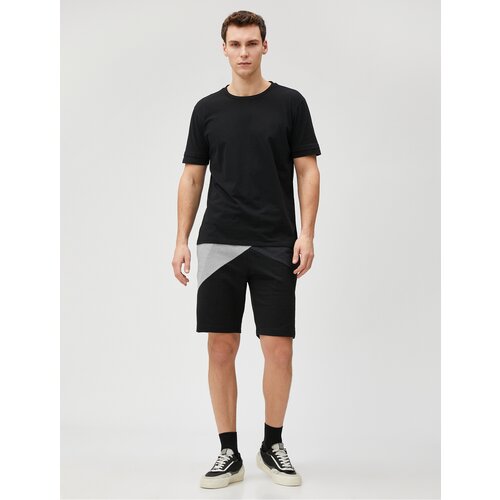 Koton Laced Waist Shorts Slim Fit Color Block With Pocket Slike