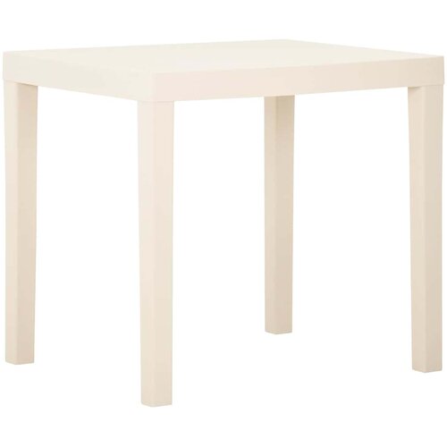 Vrtni stol bijeli 79 x 65 x 72 cm plastični Slike