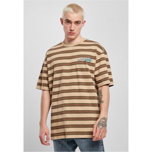 Starter Black Label Starter Look for the Star Striped Oversize Tee unionbeige/darkolive/bark Slike