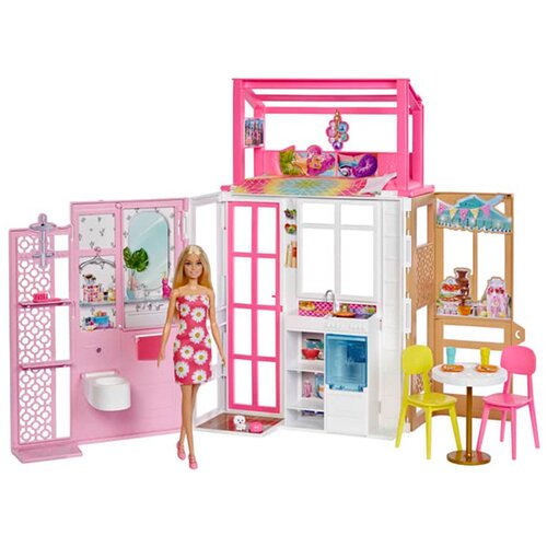 Barbie barbi kuća sa galerijom i barbikom Slike