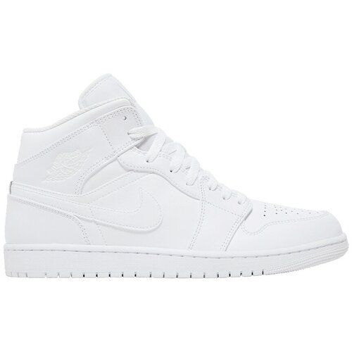 Nike Modne superge Jordan 1 Mid Triple White Bela Cene