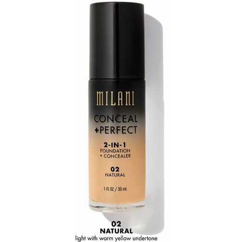 Milani conceal + perfect 2-in-1 puder za lice 02 perf natural Slike