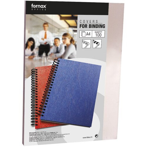 Korice ZA SPIRALNI UVEZ 150MY PVC A4 PK100 FORNAX PROZIRNE Cijene