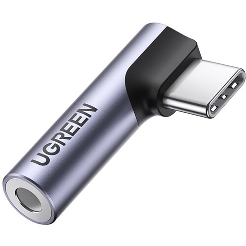  Adapter Ugreen AV154 80384 USB-C moški (kotni) na mini jack 3.5mm ženski - siva, (22006667) Cene