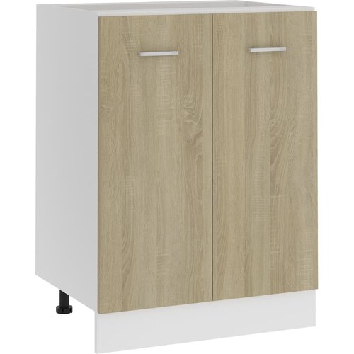 vidaXL Spodnja omarica sonoma hrast 60x46x81,5 cm iverna plošča, (20621216) Cene