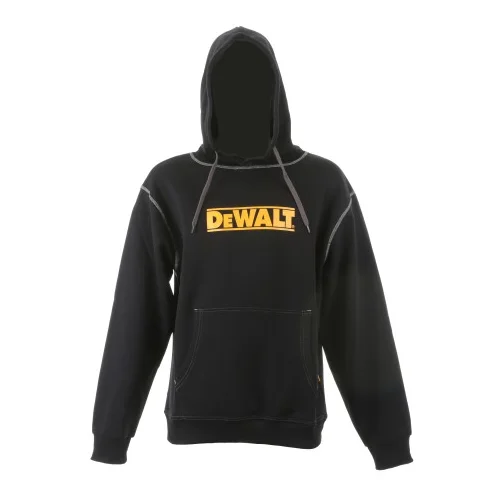 Dewalt MOŠKI PULOVER S KAPUCO ČRNI XXL DWC47-001-XXL