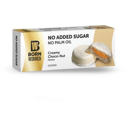 BORN WINNER Cookies No Added Sugar Creamy Choco-Nut 100g Cene