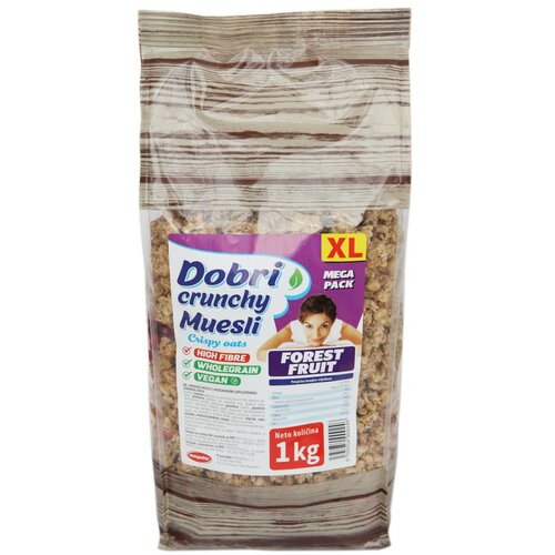 Mogador Dobri crunchy muesli Forest fruit XL 1kg Slike