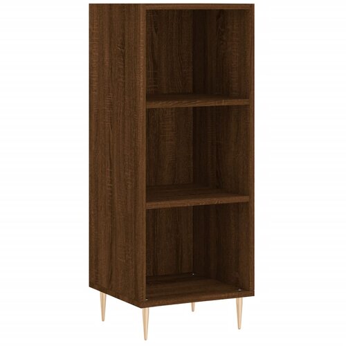 Maison Chic Komoda - Predalnik rjavi hrast 34,5x32,5x90 cm inženirski les, (21717853) Slike
