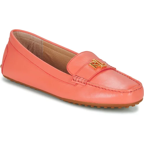 Polo Ralph Lauren Mokasini BARNSBURY-FLATS-DRIVER Oranžna Polo Ralph Lauren Mokasini BARNSBURY-FLATS-DRIVER Oranžna