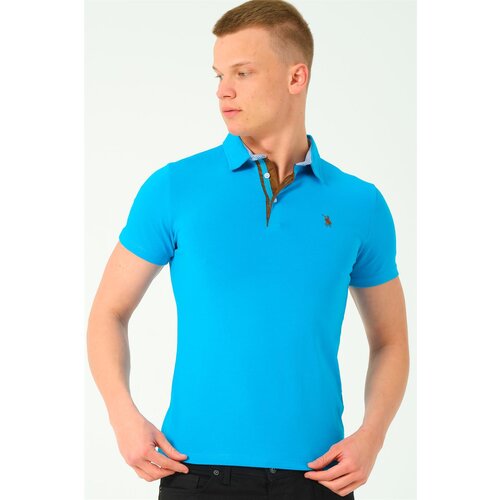 Dewberry T8582 MEN&amp;#039;S T-SHIRT-DARK TURQUOISE-2 Slike
