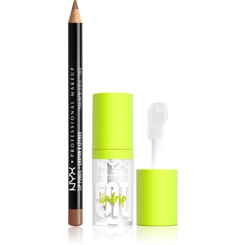 NYX Professional Makeup Fat Oil Lip Drip set za usne 2 kom Slike