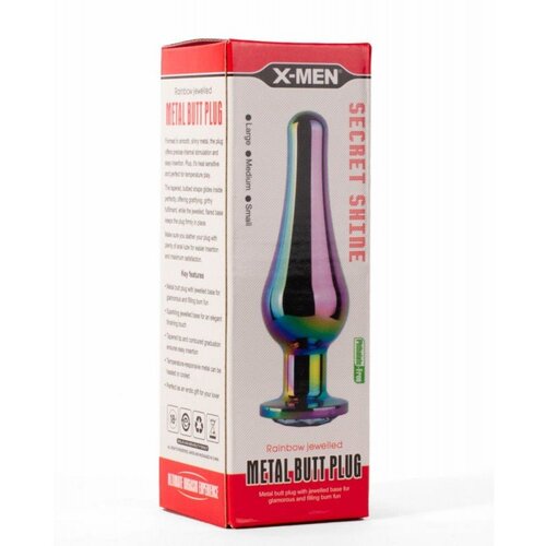 X-Men Analni Čep Secret Shine Rainbow Jewelled (l) Slike