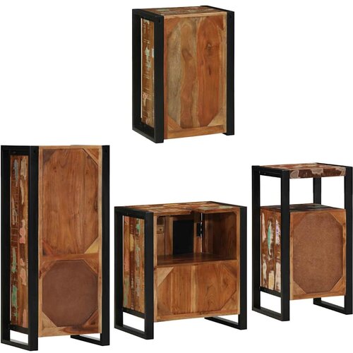  Set namje&amp;scaron;taja za kupaonicu 4 kom. &amp;Scaron;areni 55 x 35 x 60 cm Slike