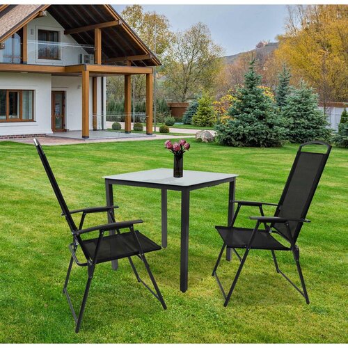 Gardenson Vrtna Garnitura Črna, 3-Delno Slike