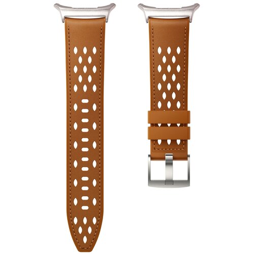 INF Zamenljivi del &amp;ndash; Pas za Samsung Watch Ultra 47mm, silikon+PU, 22mm Brown, (5000382677) Slike