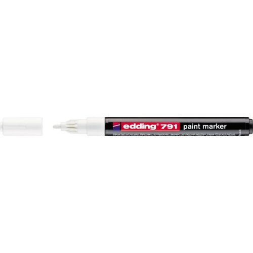 Edding paint marker E-791 1-2mm bela Cene