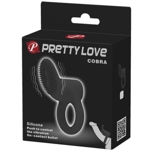 Pretty Love 2019 Vibracijski Erekcijski ObroČek Cobra Black Slike