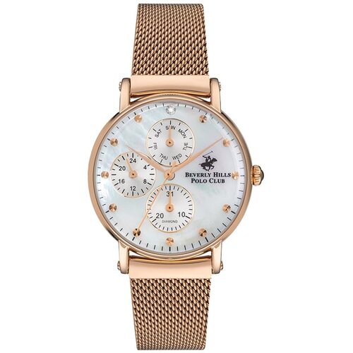 Beverly Hills Polo Club Ženski ručni sat BP3252X.420 roze-zlatne boje Cene
