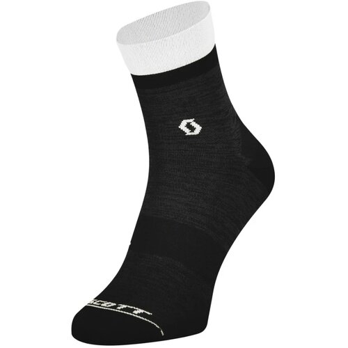 Scott Cyklistické ponožky Trail Quarter Dark Grey/White Slike