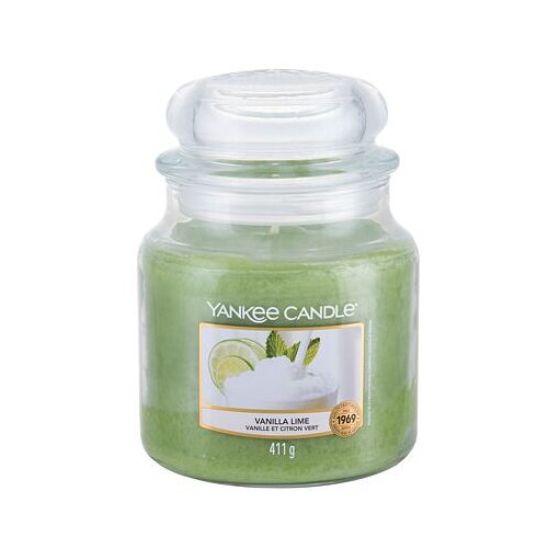 Yankee Candle Vanilla Lime di&amp;scaron;eča svečka 411 g unisex Slike