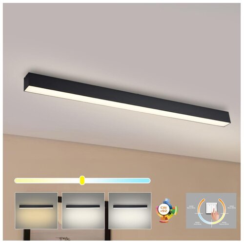  Brilagi - LED stropno svetlo za kupatilo SLEEKLINE LED/40W/230V crno IP44 Cene