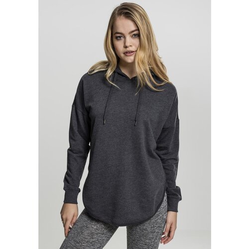 Urban Classics Ladies Oversized Terry Hoody charcoal Cene