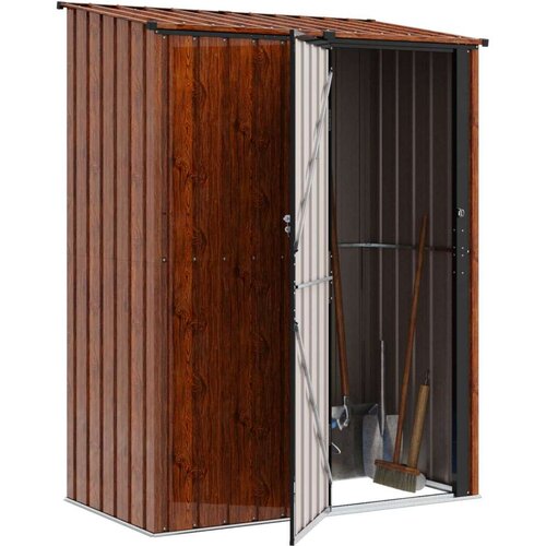  Vrtne &amp;scaron;upe Smeđa 153 5 x 86 x 200 cm Metal Slike