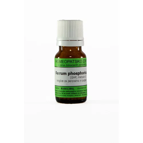  Ferrum phosphoricum C15, homeopatske kroglice