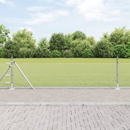 vidaXL šesterokotna ograja 0.5x100 m pocinkano jeklo Cene