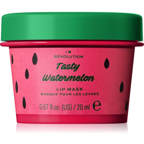 Revolution Tasty Watermelon vlažilna maska za ustnice 20 ml Cene