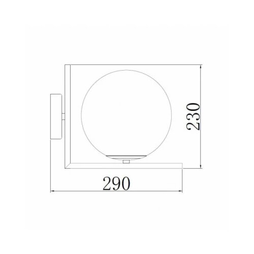 Vesta 311 ZIDNA LAMPA 1*E27 MESING Cene