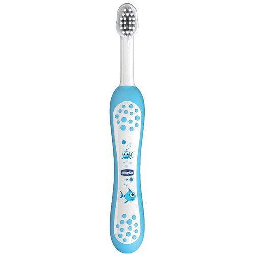 Chicco bm četkica za zube plava od 6 mjeseci Slike