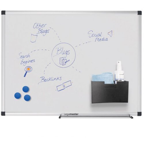  PLOČA MAGNETNA 60X45CM ALUMINIJSKI OKVIR UNITE PLUS LEGAMASTER 7-108235 BIJELA Slike