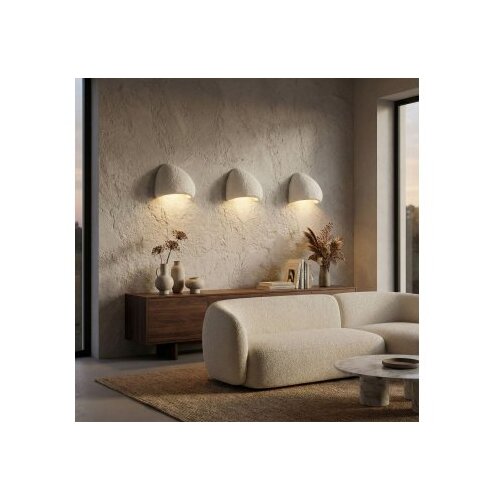 Opviq lore-m-nua bela zidna lampa Slike