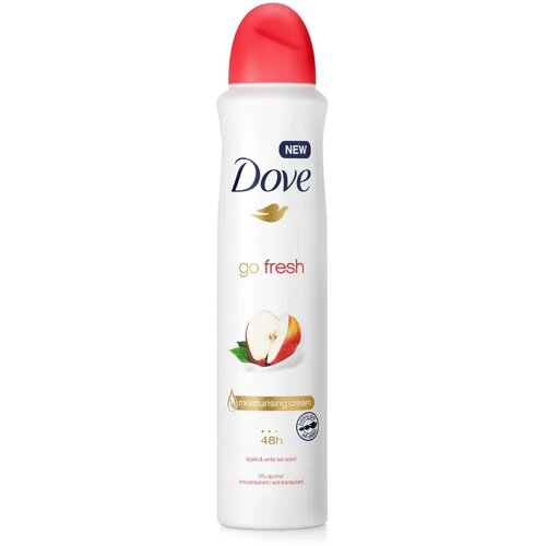 Dove Dezodorans Go Fresh, Jabuka i nota belog čaja, 250ml Slike