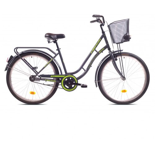 Capriolo gradski bicikl picnic 26''HT sivo-zeleno 17 Slike