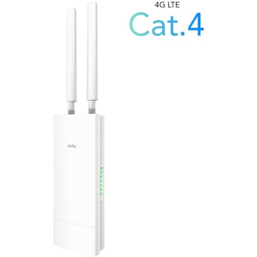 Cudy LT500 Outdoor 4G LTE Cat 4 AC1200 Wi-Fi Route, Nano SIM Slot, 10/100 Mbps WAN/LAN Cene