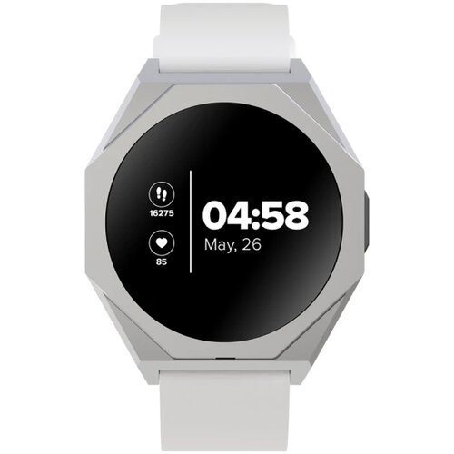 Canyon Otto SW-86, Smart watch Realtek 8762DK LCD 1.3'' LTPS 360X360px, G+F 1+gesture 192KB Li-ion polymer battery 3.7v 280mAh,Silver aluminum alloy case middle frame+plastic bottom case+whit Cijene