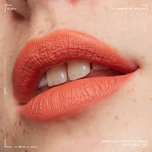 NYX Professional Makeup Smooth Whip Matte Lip Cream žametna &amp;scaron;minka z gladilnim učinkom odtenek 02 Kitty Belly 4 ml Slike