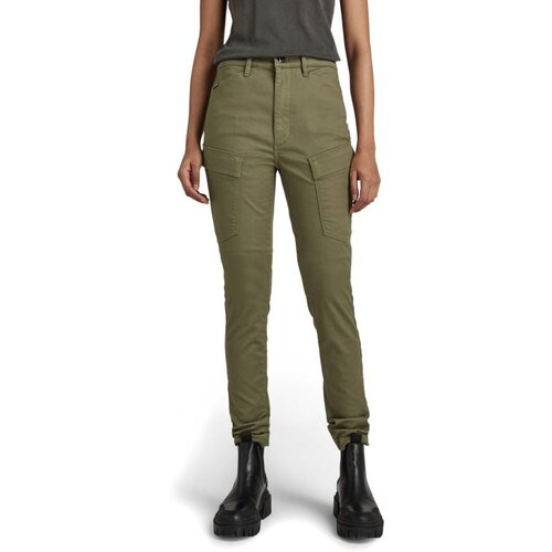 G-star pants - kafey cargo ultra high skinny wmn green Slike