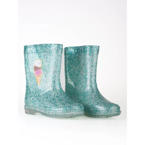 SHELOVET Glitter high boots girls mint